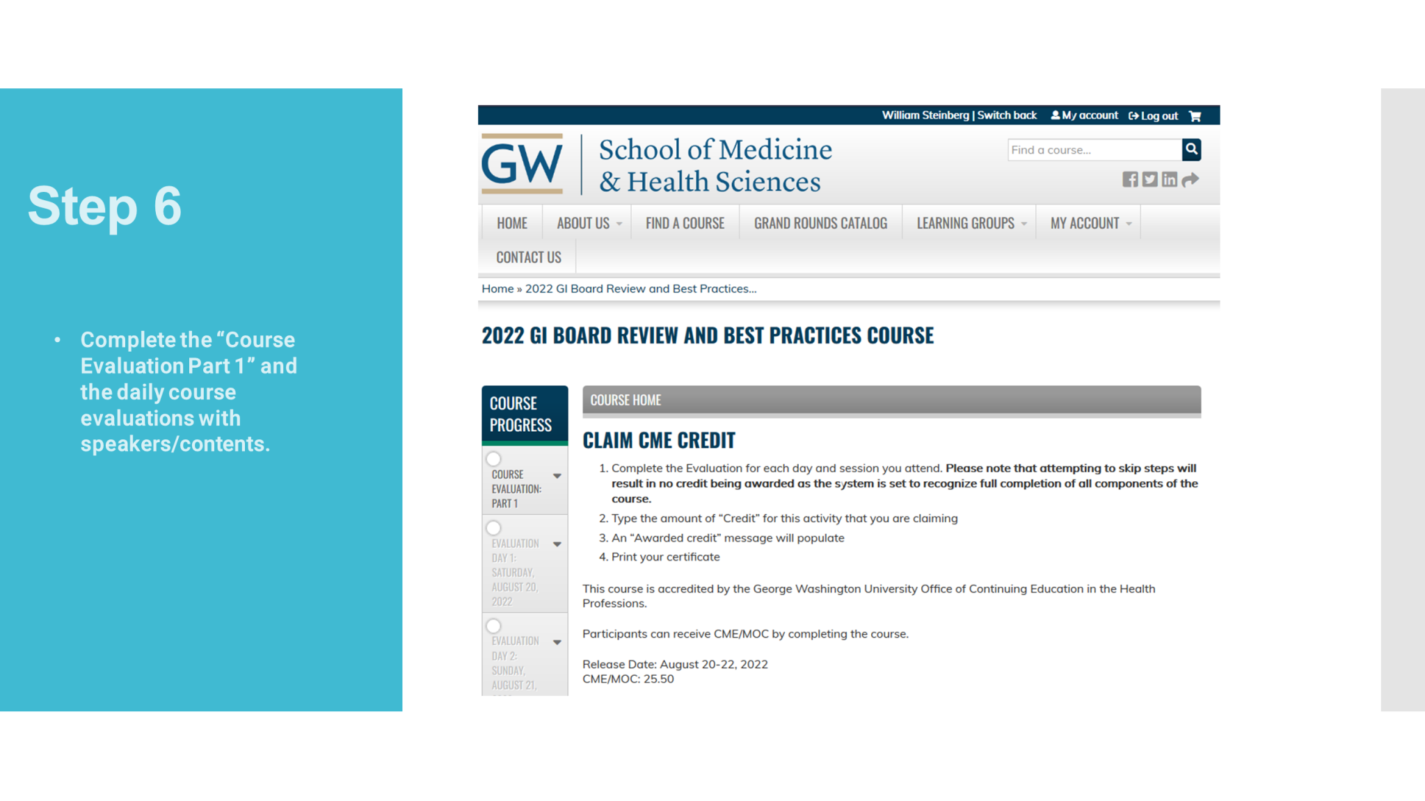 CME Info The William M. Steinberg Board Review in Gastroenterology